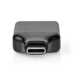 Nedis USB-C™ Adapter | USB 3.2 Gen 1 | USB-C™ Male | HDMI™ Output | 4K@60Hz | Rond | Vernikkeld | Grijs / Zwart | Doos