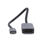 Nedis USB-C™ Adapter | USB 3.2 Gen 1 | USB-C™ Male | HDMI™ Output | 8K@60Hz | 0.20 m | Rond | Vernikkeld | PVC | Zwart | Doos Nedis USB-C™ Adapter | USB 3.2 Gen 1 | USB-C™ Male | HDMI™ Output | 8K@60Hz | 0.20 m | Rond | Vernikkeld | PVC | Zwart | Doos