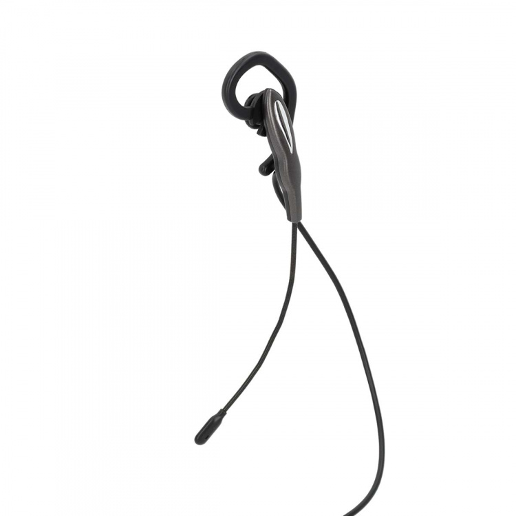 Nedis PC-Headset | In-Ear | Mono | USB Type-A / USB Type-C™ | Inklapbare Microfoon | Grijs / Zwart