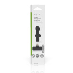 Nedis Microfoon | Gebruikt voor: Notebook / Smartphone / Tablet | Draadloos / USB Type-C™ | USB-C™ Female | Aan/uit knop