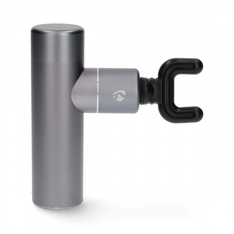 Nedis SmartLife Sportmassagepistool | Accu gevoed | Oplaadbaar | 5 Massage Modes | Bolvormige kop / Conische kop / Platte kop / Tasje / U-vormige kop | Donkergrijs Nedis SmartLife Sportmassagepistool | Accu gevoed | Oplaadbaar | 5 Massage Modes | Bolvormige kop / Conische kop / Platte kop / Tasje / U-vormige kop | Donkergrijs