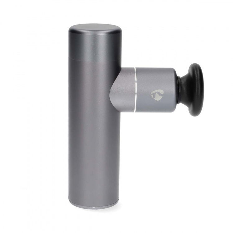 Nedis SmartLife Sportmassagepistool | Accu gevoed | Oplaadbaar | 5 Massage Modes | Bolvormige kop / Conische kop / Platte kop / Tasje / U-vormige kop | Donkergrijs Nedis SmartLife Sportmassagepistool | Accu gevoed | Oplaadbaar | 5 Massage Modes | Bolvormige kop / Conische kop / Platte kop / Tasje / U-vormige kop | Donkergrijs