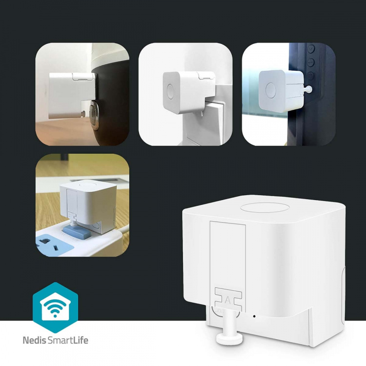 Nedis SmartLife-vingerrobot | CR2 | 1000 mAh | Bluetooth® | Drie soorten vingers Nedis SmartLife-vingerrobot | CR2 | 1000 mAh | Bluetooth® | Drie soorten vingers