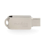 Nedis Flash Drive | 128 GB | USB-A / USB-C™ | Leessnelheid: 110 MB/s | Schrijfsnelheid: 30 MB/s Nedis Flash Drive | 128 GB | USB-A / USB-C™ | Leessnelheid: 110 MB/s | Schrijfsnelheid: 30 MB/s