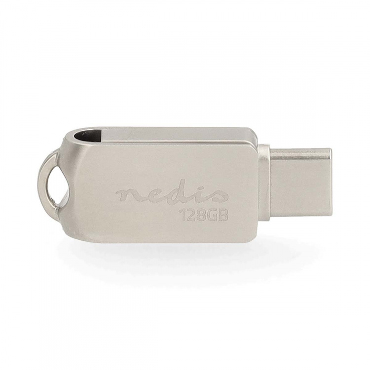 Nedis Flash Drive | 128 GB | USB-A / USB-C™ | Leessnelheid: 110 MB/s | Schrijfsnelheid: 30 MB/s Nedis Flash Drive | 128 GB | USB-A / USB-C™ | Leessnelheid: 110 MB/s | Schrijfsnelheid: 30 MB/s