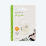 Nedis Flash Drive | 128 GB | USB-A / USB-C™ | Leessnelheid: 110 MB/s | Schrijfsnelheid: 30 MB/s Nedis Flash Drive | 128 GB | USB-A / USB-C™ | Leessnelheid: 110 MB/s | Schrijfsnelheid: 30 MB/s