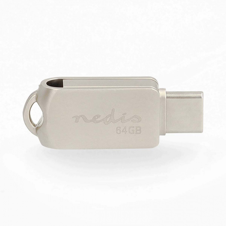 Nedis Flash Drive | 64 GB | USB-A / USB-C™ | Leessnelheid: 90 MB/s | Schrijfsnelheid: 20 MB/s Nedis Flash Drive | 64 GB | USB-A / USB-C™ | Leessnelheid: 90 MB/s | Schrijfsnelheid: 20 MB/s