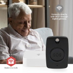 Nedis Smart Home Paniekknop | Zigbee 3.0 | Batterijtype: CR2450 | Zwart