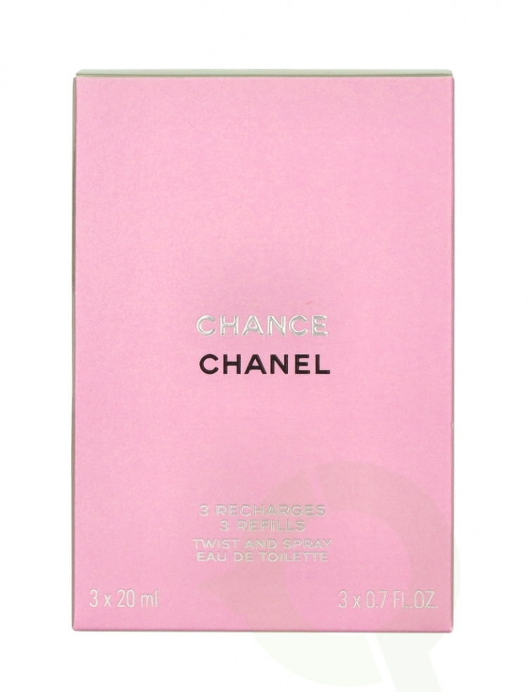 Chanel Chance Twist And Spray 60 ml 3x Edt Spray Refill 20Ml - Twist and Spray