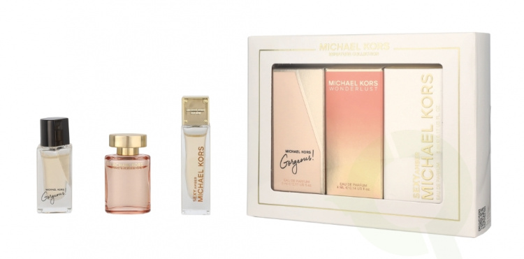 Michael Kors Miniature Collection 14 ml Edp - MK Gorgeous 5ml/MK Wonderlust 4ml/MK Sexy Amber 5ml