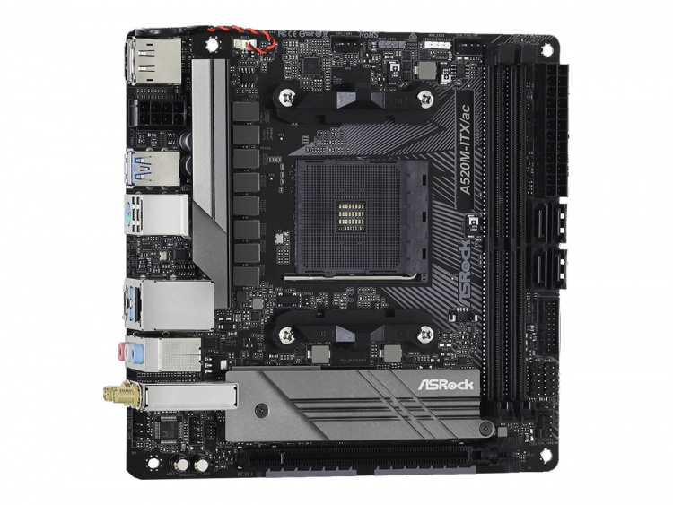 ASRock A520M-ITX/ac Mini ITX AM4 AMD A520 ASRock A520M-ITX/ac Mini ITX AM4 AMD A520