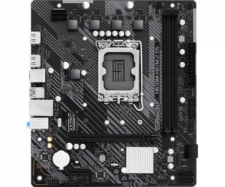 ASRock H610M-H2/M.2 D5 1700 mATX DDR5 ASRock H610M-H2/M.2 D5 1700 mATX DDR5