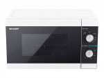 Sharp Microwave with Grill Freestanding 800W 20 liters White/Black Sharp Microwave with Grill Freestanding 800W 20 liters White/Black