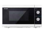 Sharp Microwave with Grill Freestanding 800W 20 liters White/Black Sharp Microwave with Grill Freestanding 800W 20 liters White/Black