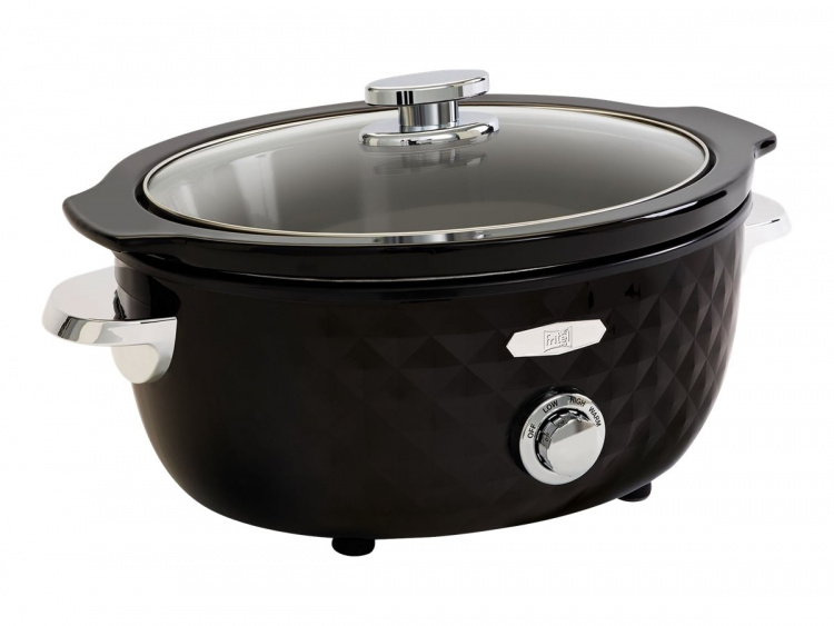 FRITEL Family Slow cooker 5.5liter Black/Chrome