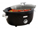 FRITEL Family Slow cooker 5.5liter Black/Chrome
