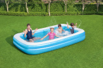 Bestway Familjepool Blå Rektangulär 305 x 183 x 46cm Bestway Familjepool Blå Rektangulär 305 x 183 x 46cm
