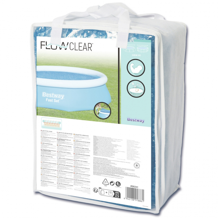 Bestway Flowclear Solar Pool Cover 3,05m