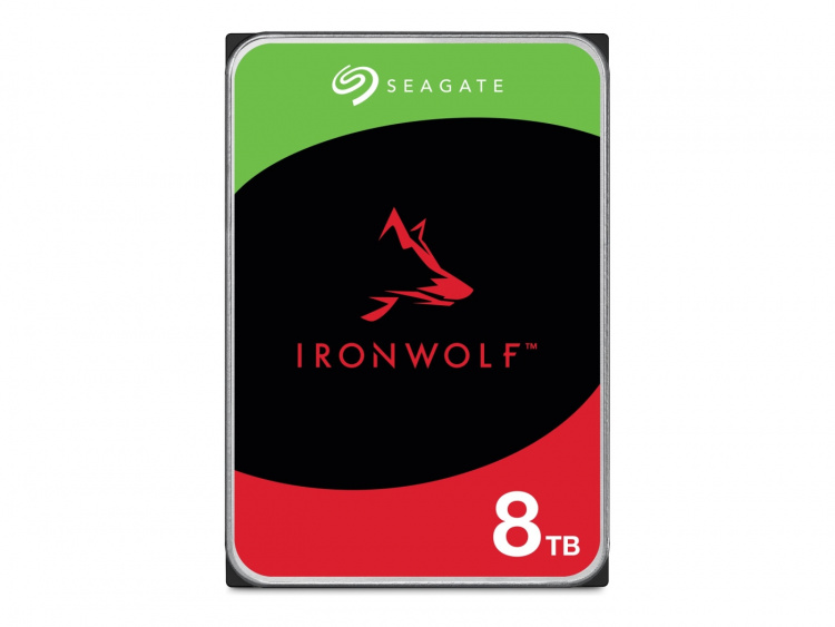 SEAGATE IronWolf hårddisk ST8000VN002 8TB 3,5 SATA-600
