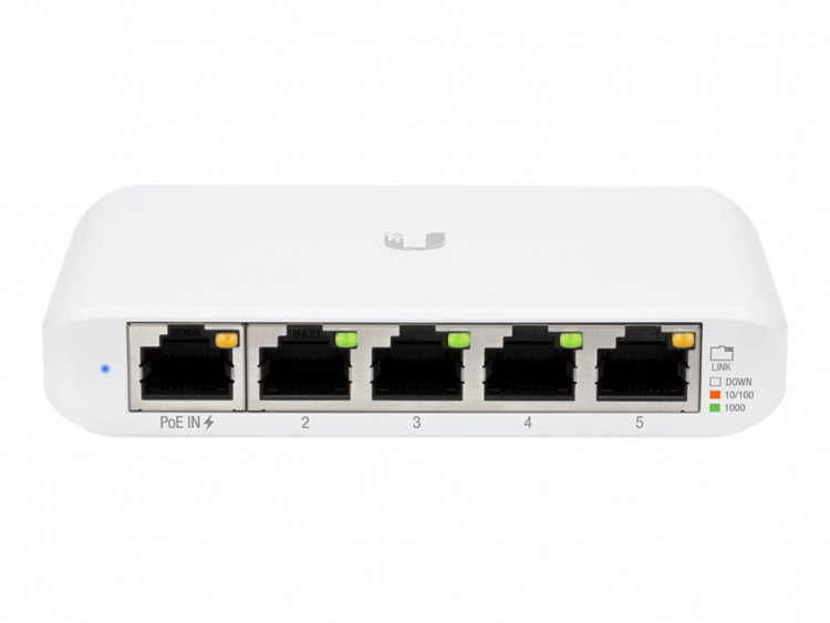 Ubiquiti UniFi Switch USW Flex Mini Switch 5-port Gigabit PoE+ Ubiquiti UniFi Switch USW Flex Mini Switch 5-port Gigabit PoE+