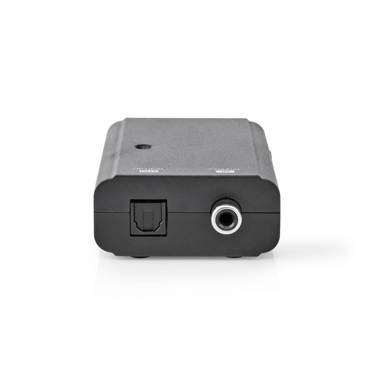 Nedis Digitale Audioconverter | 1-weg | Ingangen audio / video / data: 1x S/PDIF | Uitgangen audio / video / data: TosLink Female | Manueel | Zwart Nedis Digitale Audioconverter | 1-weg | Ingangen audio / video / data: 1x S/PDIF | Uitgangen audio / video / data: TosLink Female | Manueel | Zwart