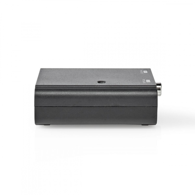 Nedis Digitale Audioconverter | 1-weg | Ingangen audio / video / data: 1x S/PDIF | Uitgangen audio / video / data: TosLink Female | Manueel | Zwart Nedis Digitale Audioconverter | 1-weg | Ingangen audio / video / data: 1x S/PDIF | Uitgangen audio / video / data: TosLink Female | Manueel | Zwart