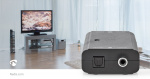 Nedis Digitale Audioconverter | 2-wegs | Ingangen audio / video / data: 1x S/PDIF (RCA) Female / 1x Toslink Female | Uitgangen audio / video / data: 1x S/PDIF (RCA) Female / 1x TosLink Female | Manueel | Zwart