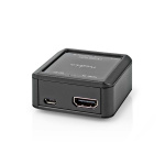 Nedis Digitale Audioconverter | 1-weg | Ingangen audio / video / data: HDMI™ Input | Uitgangen audio / video / data: 1x 3.5 mm / 2x (2x RCA Female) | Automatisch | Antraciet