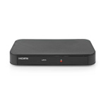 Nedis Digitale Audioconverter | 2-wegs | Ingangen audio / video / data: DC Power / 1x HDMI™ Input | Uitgangen audio / video / data: 2x HDMI™ Output | Automatisch | Antraciet