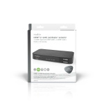 Nedis Digitale Audioconverter | 2-wegs | Ingangen audio / video / data: DC Power / 1x HDMI™ Input | Uitgangen audio / video / data: 1x 3.5 mm / 1x TosLink / 3x HDMI™ Output | Automatisch / Drukknop | Antraciet Nedis Digitale Audioconverter | 2-wegs | Ingangen audio / video / data: DC Power / 1x HDMI™ Input | Uitgangen audio / video / data: 1x 3.5 mm / 1x TosLink / 3x HDMI™ Output | Automatisch / Drukknop | Antraciet