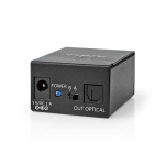 Nedis Digitale Audio-Switch | 2-wegs | Ingangen audio / video / data: DC Power / 2x TosLink | Uitgangen audio / video / data: TosLink Female | Manueel / Schakelaar | Metaal | Zwart Nedis Digitale Audio-Switch | 2-wegs | Ingangen audio / video / data: DC Power / 2x TosLink | Uitgangen audio / video / data: TosLink Female | Manueel / Schakelaar | Metaal | Zwart