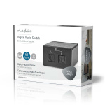 Nedis Digitale Audio-Switch | 2-wegs | Ingangen audio / video / data: DC Power / 2x TosLink | Uitgangen audio / video / data: TosLink Female | Manueel / Schakelaar | Metaal | Zwart Nedis Digitale Audio-Switch | 2-wegs | Ingangen audio / video / data: DC Power / 2x TosLink | Uitgangen audio / video / data: TosLink Female | Manueel / Schakelaar | Metaal | Zwart