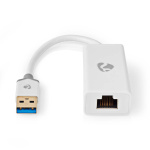 Nedis USB-netwerkadapter | USB 3.2 Gen 1 | 1 Gbps | USB-A Male | RJ45 Female | 0.20 m | Rond | Verguld | Koper | Wit | Doos Nedis USB-netwerkadapter | USB 3.2 Gen 1 | 1 Gbps | USB-A Male | RJ45 Female | 0.20 m | Rond | Verguld | Koper | Wit | Doos