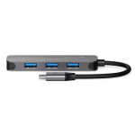 Nedis USB-Hub | 1x USB-C™ | 4x USB A Female | 4-Poorts poort(en) | USB 3.2 Gen 1 | USB Gevoed | 5 Gbps