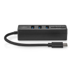 Nedis USB-Hub | 1x USB-C™ | 3x USB A Female | 5-Poorts poort(en) | USB 3.2 Gen 1 | USB Gevoed | 5 Gbps | SD & MicroSD Nedis USB-Hub | 1x USB-C™ | 3x USB A Female | 5-Poorts poort(en) | USB 3.2 Gen 1 | USB Gevoed | 5 Gbps | SD & MicroSD