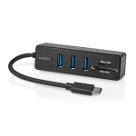 Nedis USB-Hub | 1x USB-C™ | 3x USB A Female | 5-Poorts poort(en) | USB 3.2 Gen 1 | USB Gevoed | 5 Gbps | SD & MicroSD Nedis USB-Hub | 1x USB-C™ | 3x USB A Female | 5-Poorts poort(en) | USB 3.2 Gen 1 | USB Gevoed | 5 Gbps | SD & MicroSD