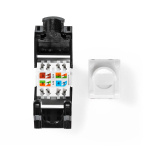 Nedis Keystone | CAT6 | RJ45 Female | U/UTP | ABS | Doos