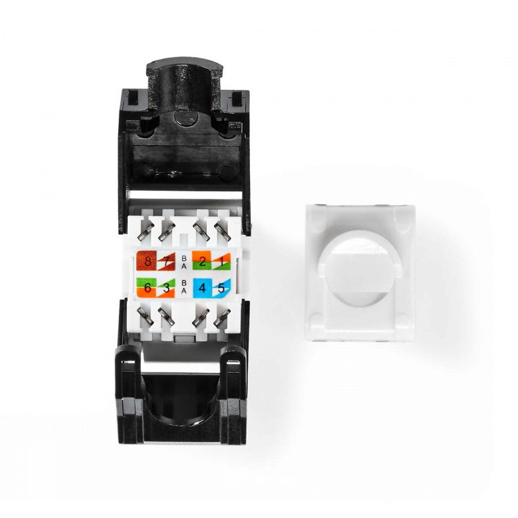 Nedis Keystone | CAT6 | RJ45 Female | U/UTP | ABS | Doos