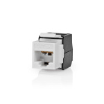 Nedis Keystone | CAT6a | RJ45 Female | U/UTP | ABS | Doos