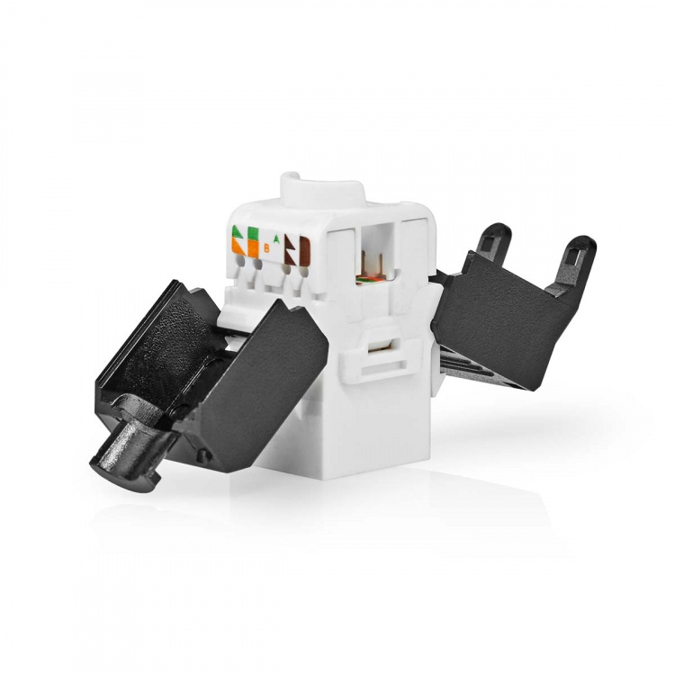 Nedis Keystone | CAT6a | RJ45 Female | U/UTP | ABS | Doos