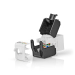 Nedis Keystone | CAT6a | RJ45 Female | U/UTP | ABS | Doos