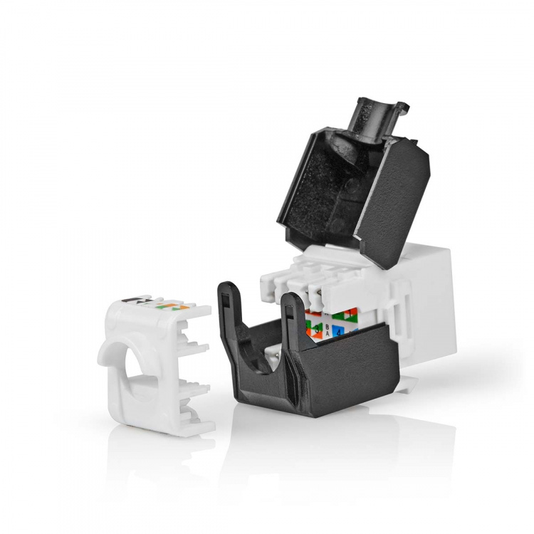 Nedis Keystone | CAT6a | RJ45 Female | U/UTP | ABS | Doos