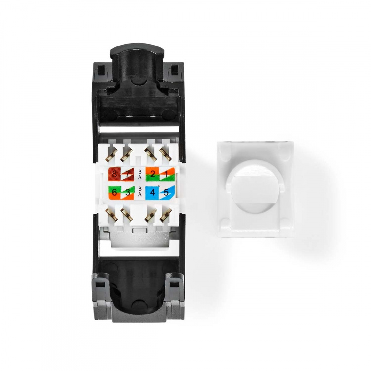 Nedis Keystone | CAT6a | RJ45 Female | U/UTP | ABS | Doos