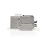 Nedis Keystone | CAT6a | RJ45 Female | S/FTP | Metaal | Doos