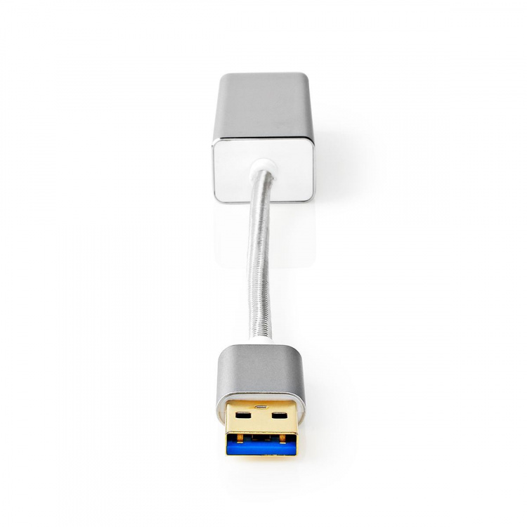 Nedis USB-netwerkadapter | USB 3.2 Gen 1 | 1 Gbps | USB-A Male | RJ45 Female | 0.20 m | Rond | Verguld | Koper | Zilver | Cover Window Box Nedis USB-netwerkadapter | USB 3.2 Gen 1 | 1 Gbps | USB-A Male | RJ45 Female | 0.20 m | Rond | Verguld | Koper | Zilver | Cover Window Box
