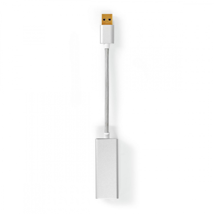 Nedis USB-netwerkadapter | USB 3.2 Gen 1 | 1 Gbps | USB-A Male | RJ45 Female | 0.20 m | Rond | Verguld | Koper | Zilver | Cover Window Box Nedis USB-netwerkadapter | USB 3.2 Gen 1 | 1 Gbps | USB-A Male | RJ45 Female | 0.20 m | Rond | Verguld | Koper | Zilver | Cover Window Box