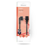 Nedis Stroomkabel | Type F (CEE 7/7) Male | IEC-320-C19 | Gehoekt | Recht | Vernikkeld | 2.00 m | Rond | PVC | Zwart | Doos