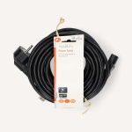 Nedis Stroomkabel | Type F (CEE 7/7) Male | IEC-320-C13 | Gehoekt | Recht | Vernikkeld | 10.0 m | Rond | PVC | Zwart | Label Nedis Stroomkabel | Type F (CEE 7/7) Male | IEC-320-C13 | Gehoekt | Recht | Vernikkeld | 10.0 m | Rond | PVC | Zwart | Label