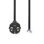 Nedis Stroomkabel voor Stofzuiger | 7.00 m | CEE 7/17 | 250 V AC | 16 A | Zwart | PVC Nedis Stroomkabel voor Stofzuiger | 7.00 m | CEE 7/17 | 250 V AC | 16 A | Zwart | PVC