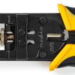 Nedis Antennekabel Installatiegereedschap | Krimptang | Geel / Zwart | ABS / Staal